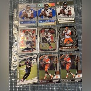 🏈 DeShaun Watson, Lot of 9 NFL Football Trading Cards, Houston Texans